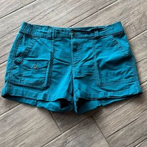 Time and Tru Teal Shorts Women’s Size 16